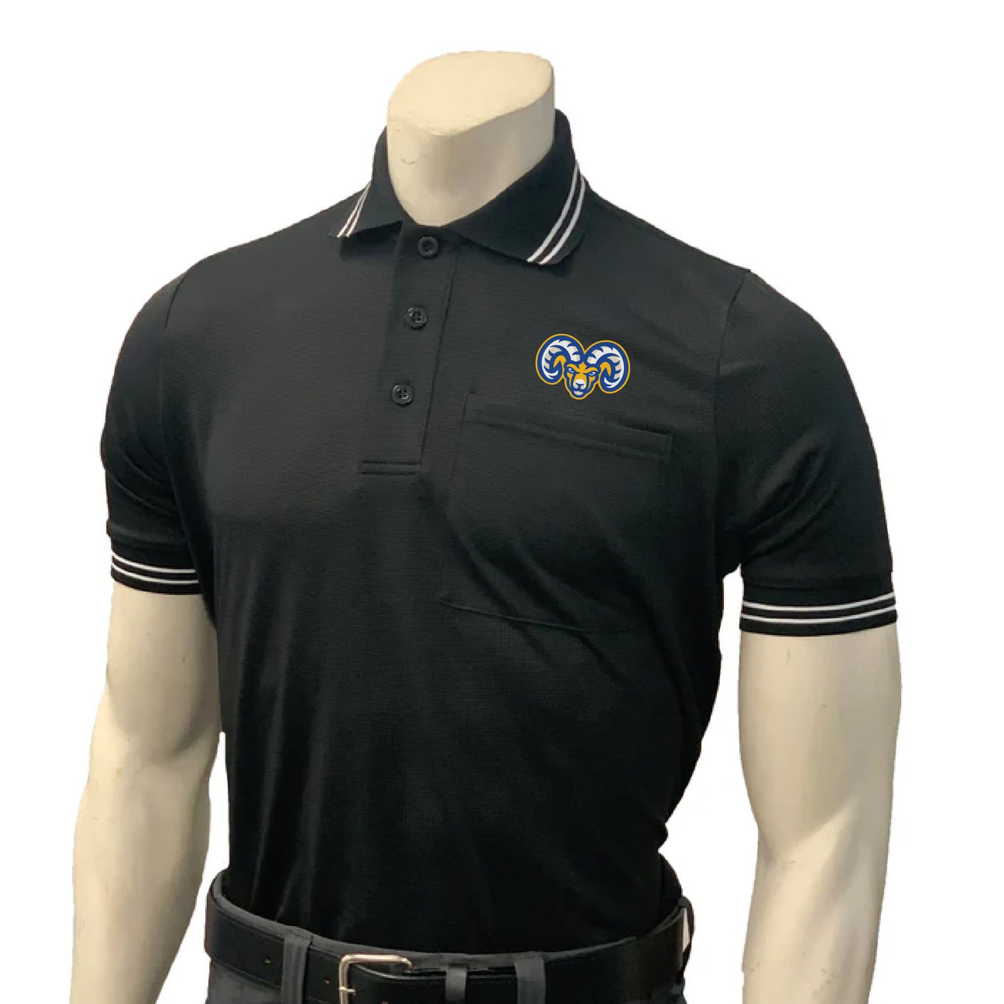 Smitty High Performance "BODY FLEX" Style Short Sleeve Umpire Shirt - Black