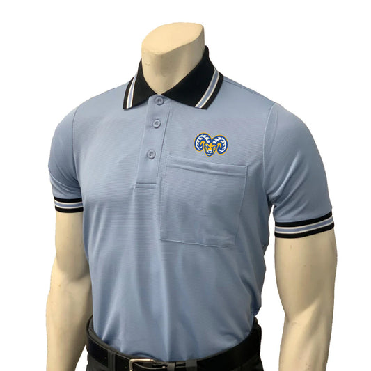 Smitty High Performance "BODY FLEX" Style Short Sleeve Umpire Shirt - Carolina Blue