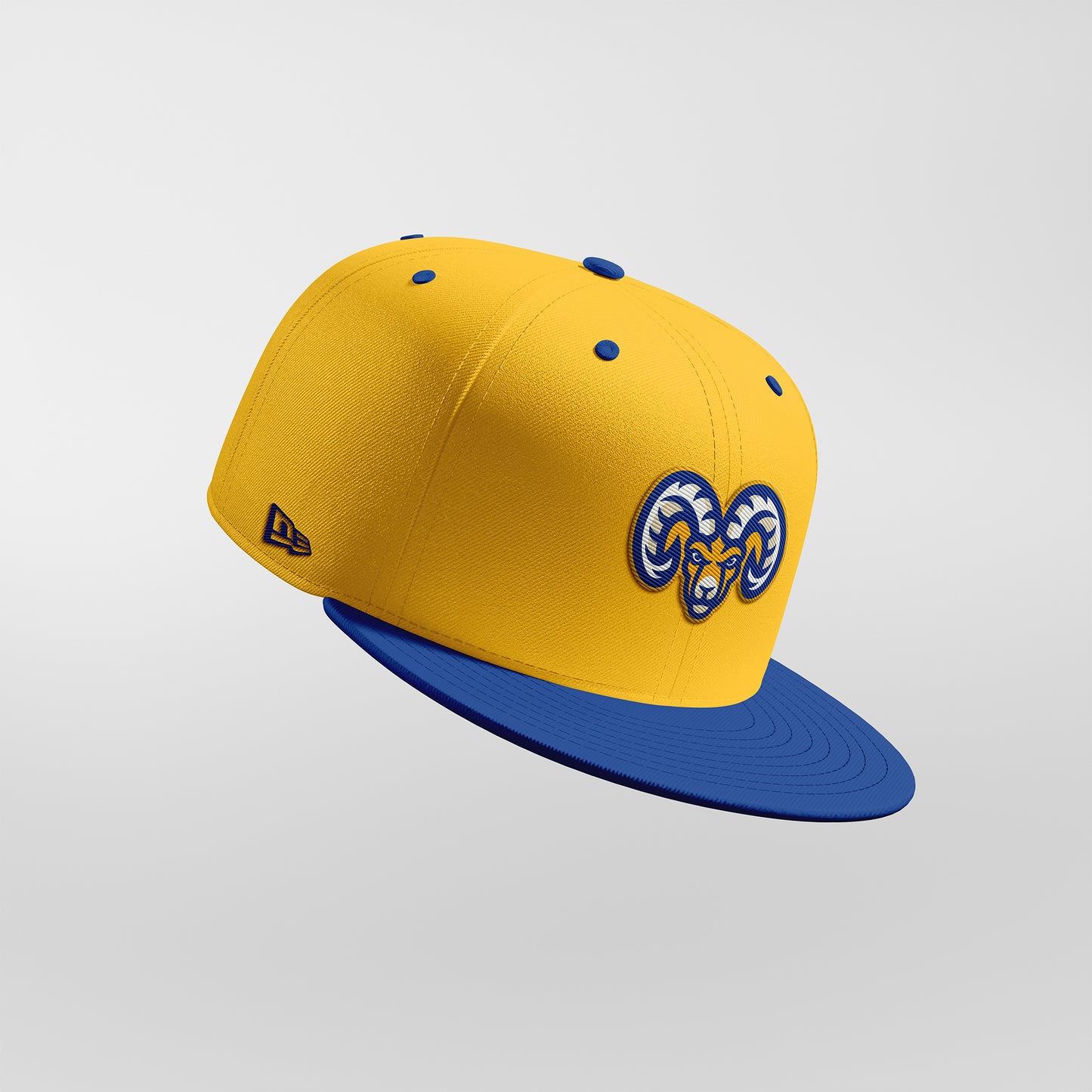 New Era 59FIFTY Bighorn Hat (Blue/Gold)