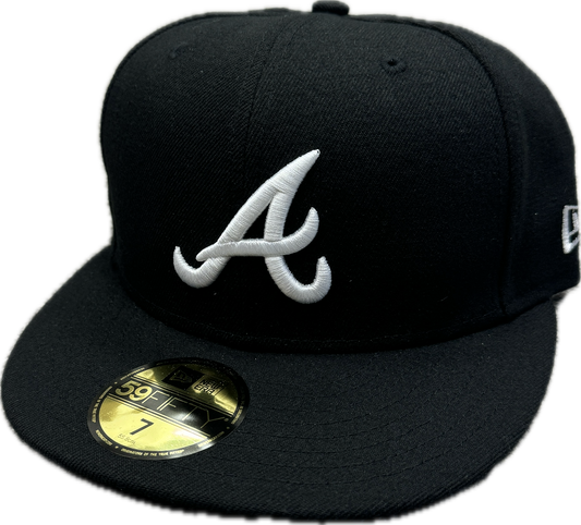 Retro Team Alberta New Era Hat Black/White