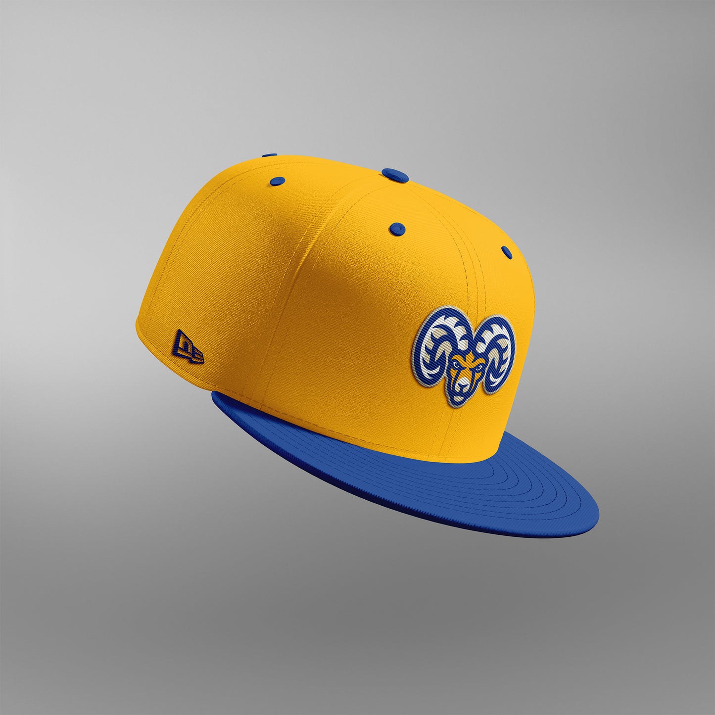 New Era 59FIFTY Bighorn Hat (Blue/Gold)