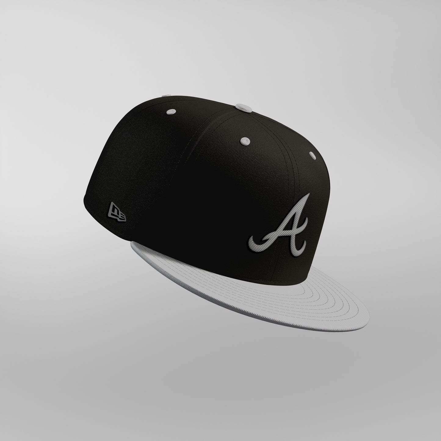 Retro Team AB New Era Snapback Hat - Black/Grey